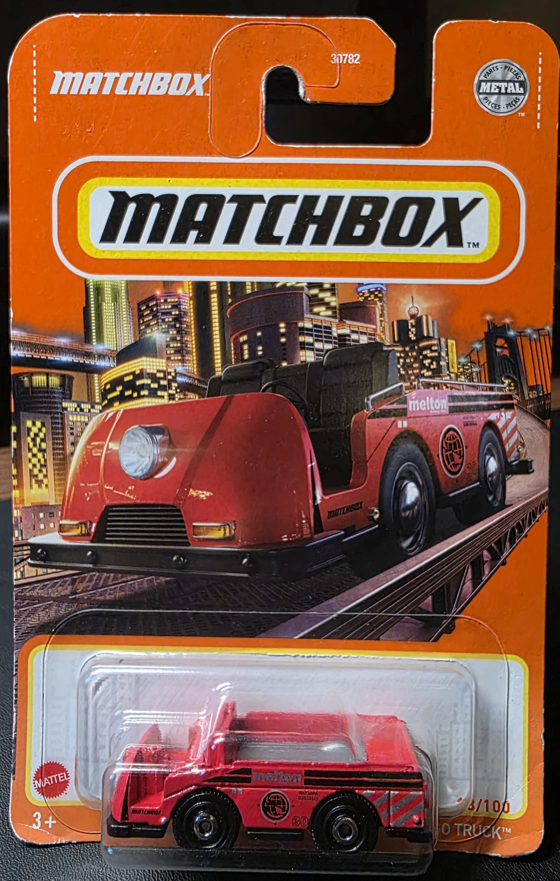 2021 MBX Mini Cargo Truck Red: Long Card: Image 2