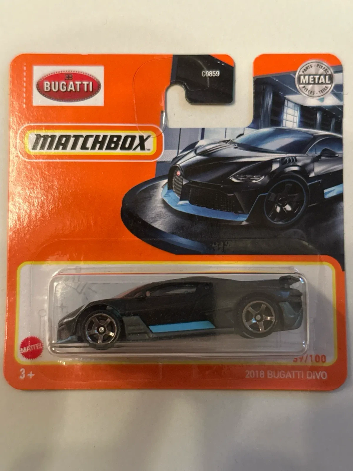 2021 2018 Bugatti Divo Black: Short Card: Image 3