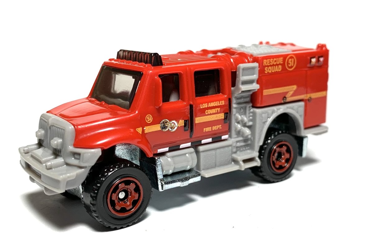 Hot Wheels International WorkStar Brush Fire Truck