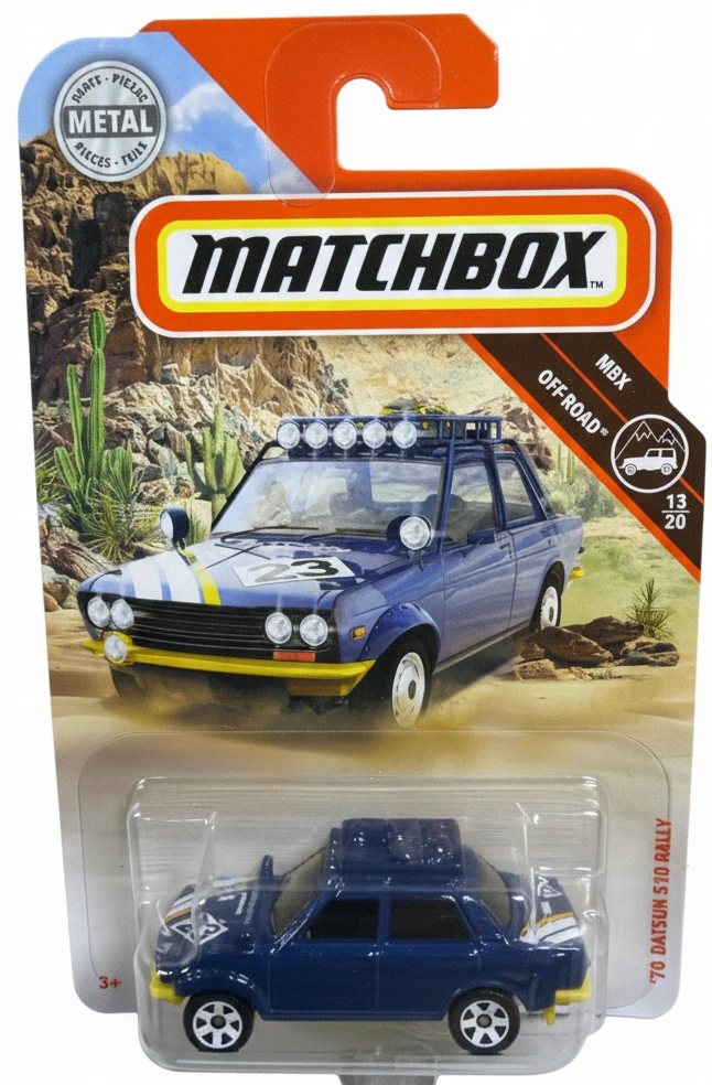 2019 70 Datsun 510 Rally Blue: Long Card: Image 2
