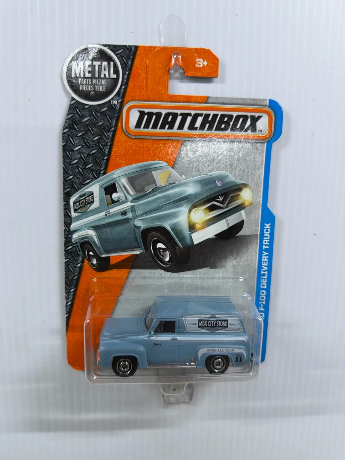 2017 55 Ford F-100 Delivery Truck Blue: Long Card: Image 2