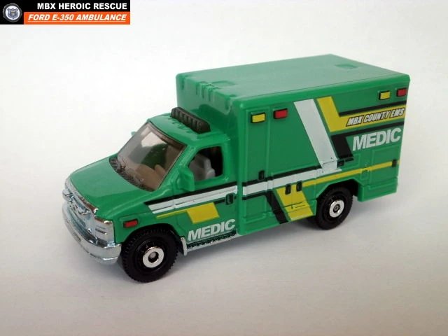Hot Wheels Ford E-350 Ambulance