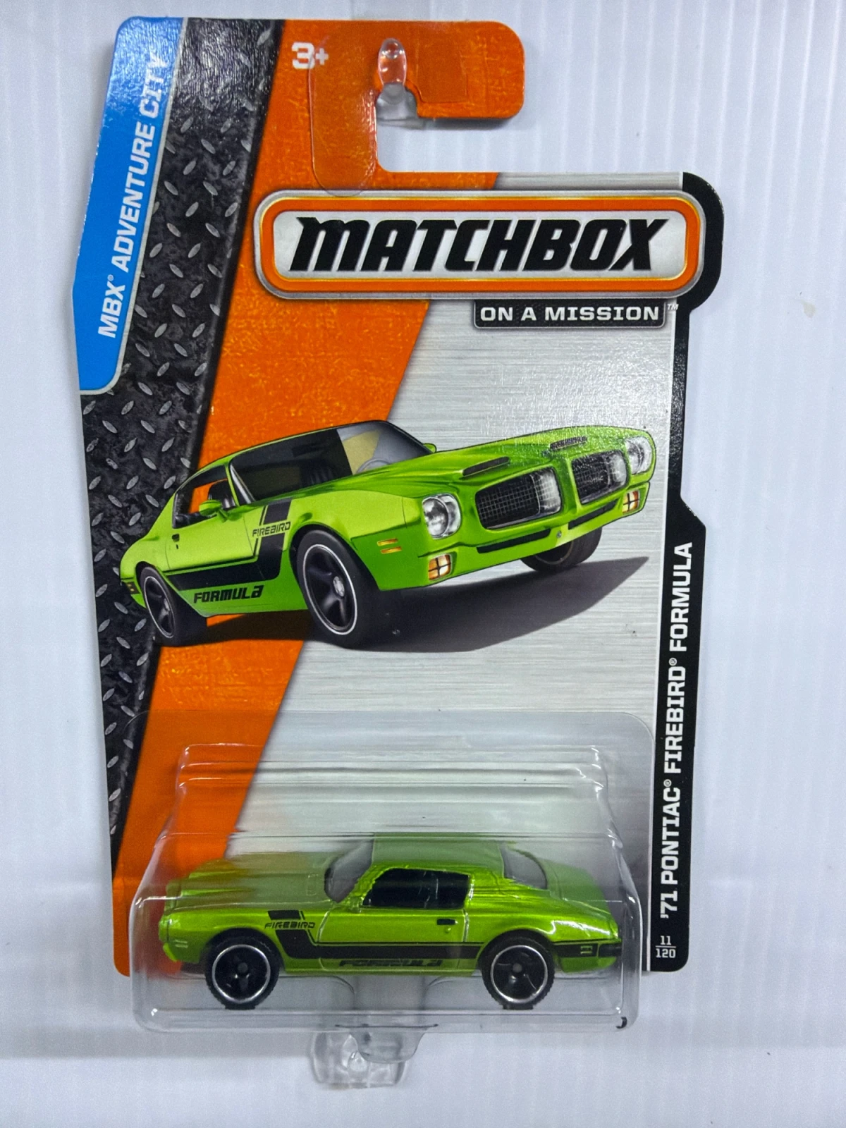 2014 71 Pontiac Firebird Formula Green: Long Card: Image 2