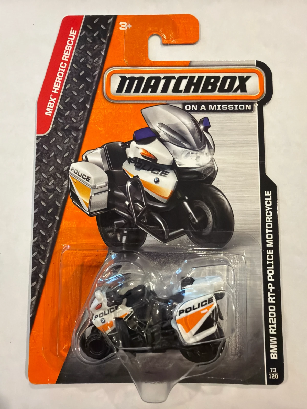 2014 BMW R1200 RT-P Police Motorcycle White: Long Card: Image 2