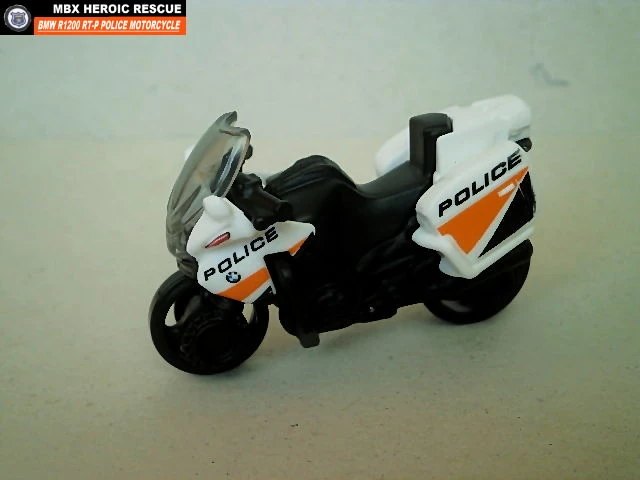 Hot Wheels BMW R1200 RT-8 Police Motorcycle