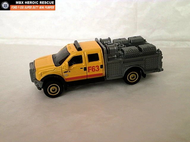 Hot Wheels Ford F-550 Super Duty Mini Pumper