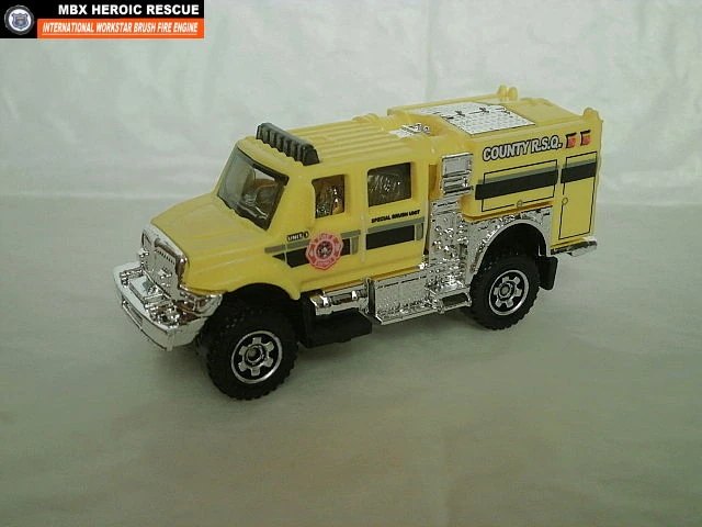 Hot Wheels International WorkStar Brush Fire Truck