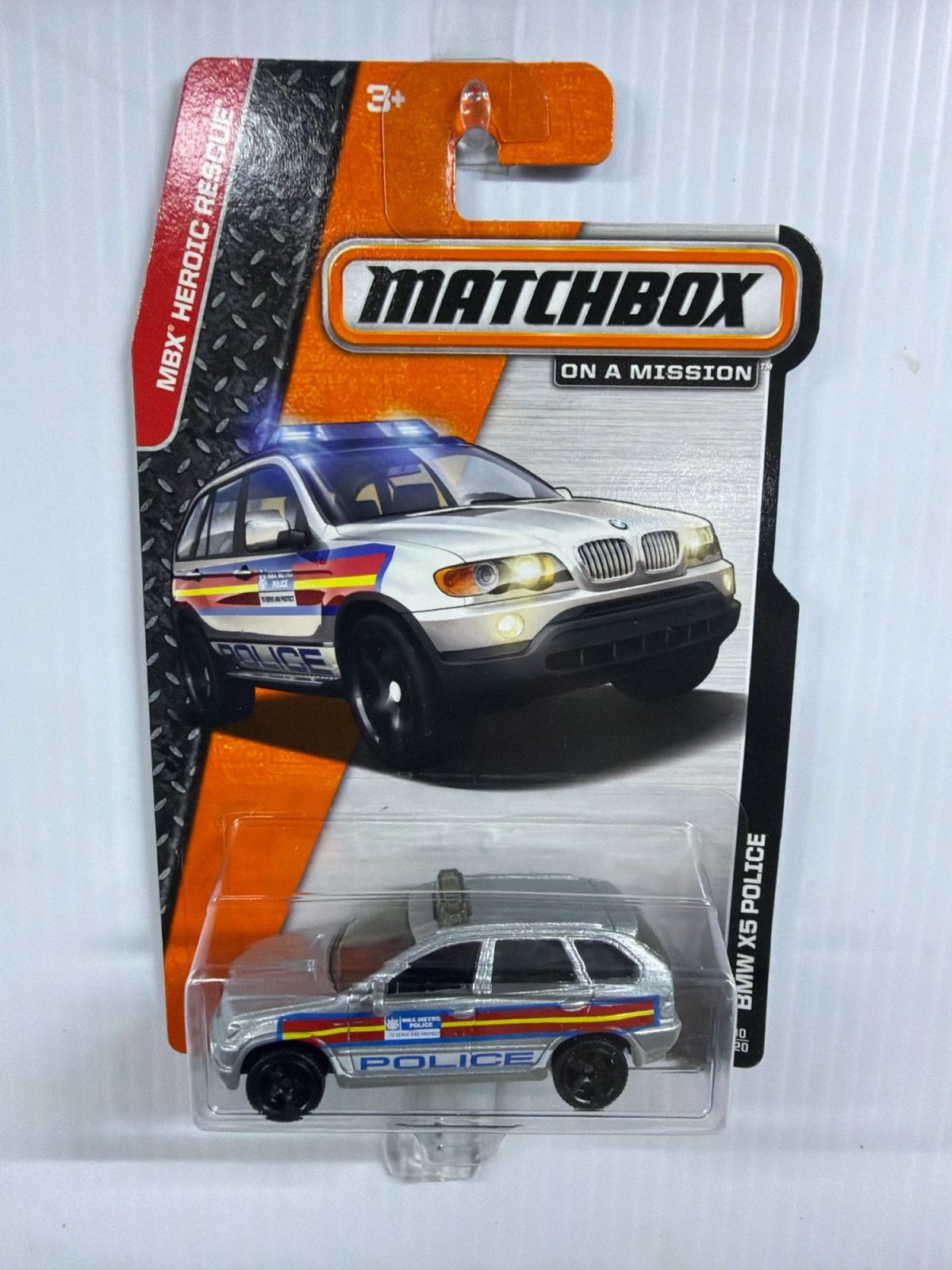 2014 BMW X5 Police Silver: Long Card: Image 2