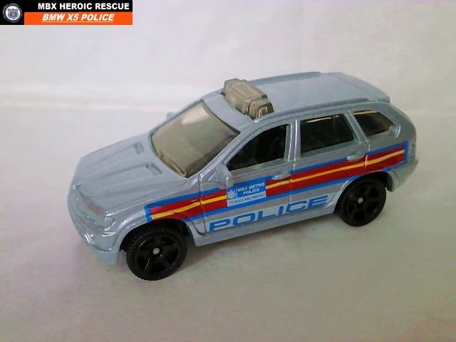 Hot Wheels BMW X5 Police(Modified casting; new for US 1-120 range)