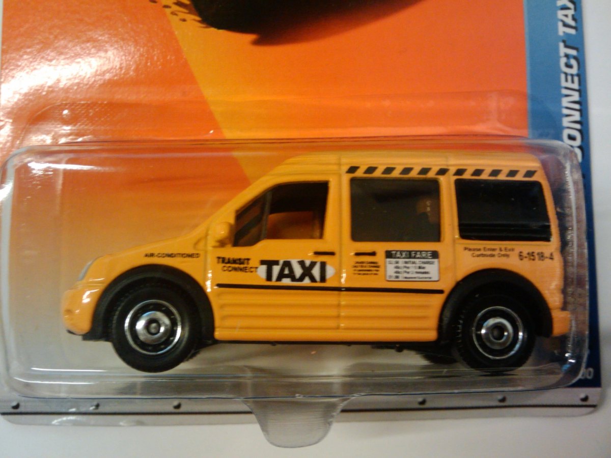 Hot Wheels Ford Transit Connect Taxi