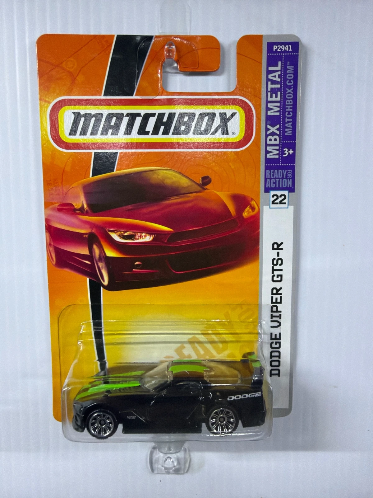 2009 Dodge Viper GTS-R Black: Long Card: Image 2