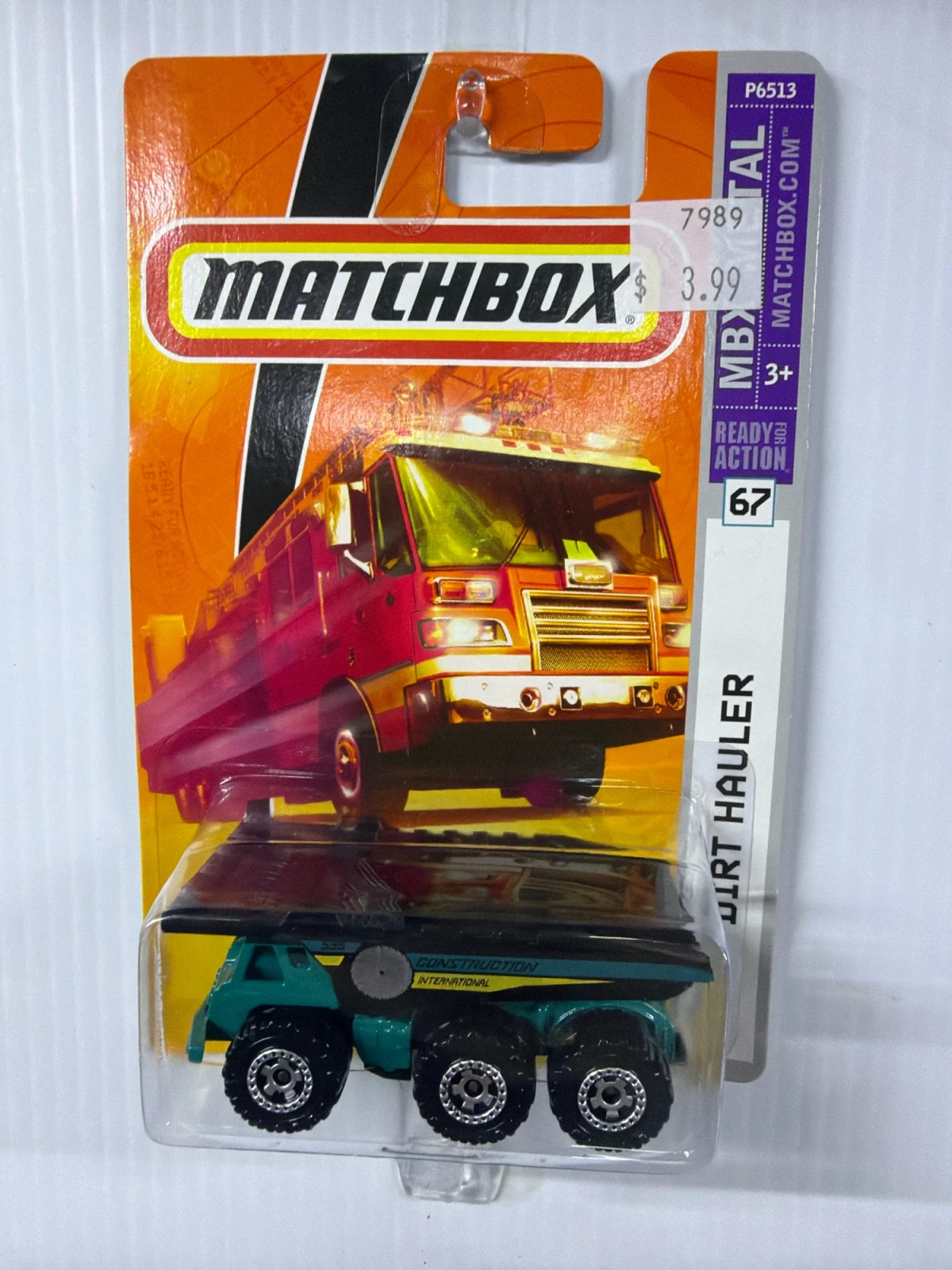 2009 Dump Truck Red: Long Card: Image 2