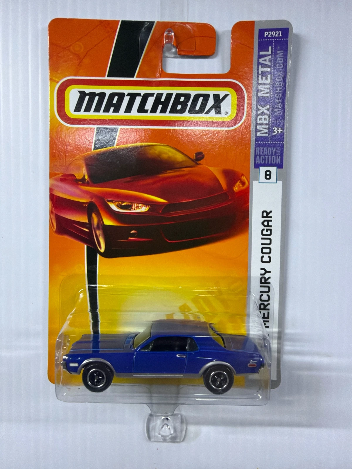 2009 68 Mercury Cougar Blue: Long Card: Image 2