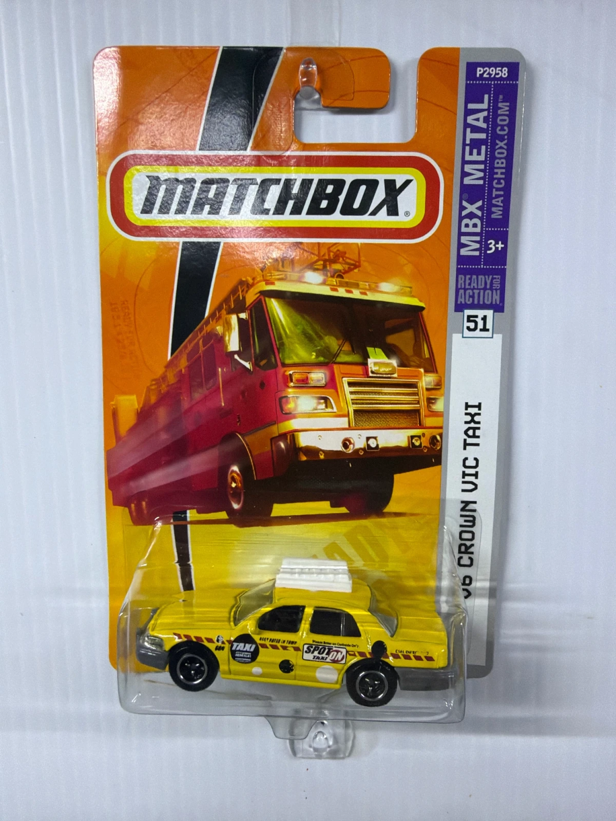 2009 06 Crown Victoria Taxi Yellow: Long Card: Image 2