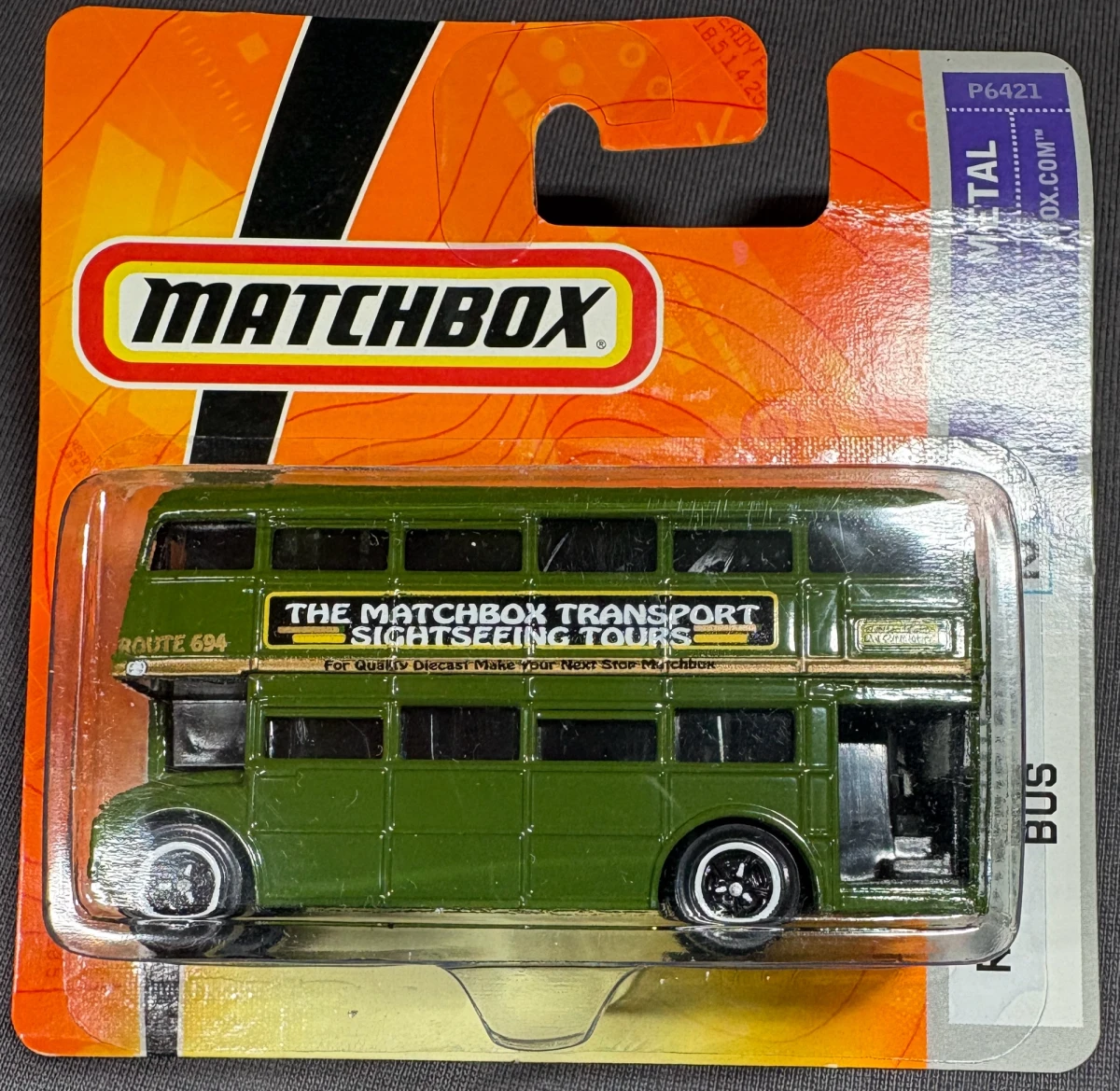 2009 Routemaster Bus Green: Short Card: Image 2