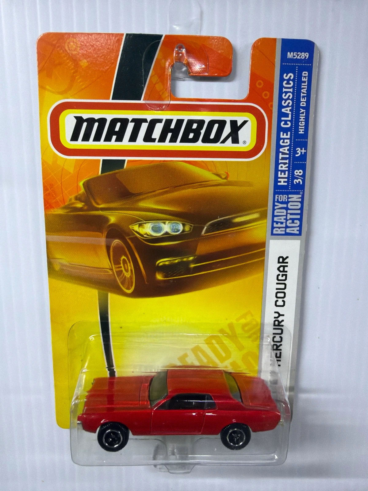 2008 68 Mercury Cougar Red: Long Card: Image 2