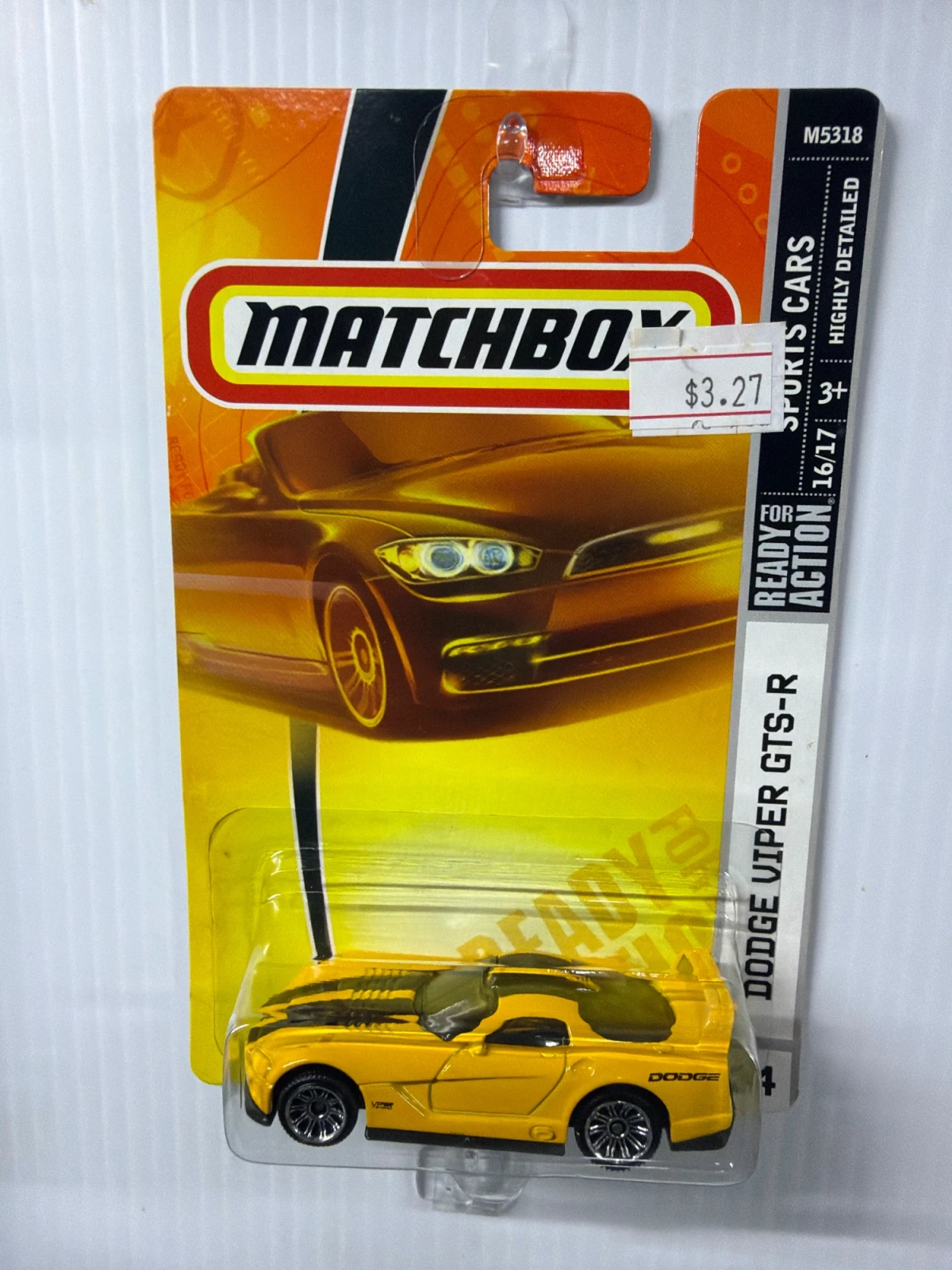 2008 Dodge Viper GTS-R Yellow: Long Card: Image 2