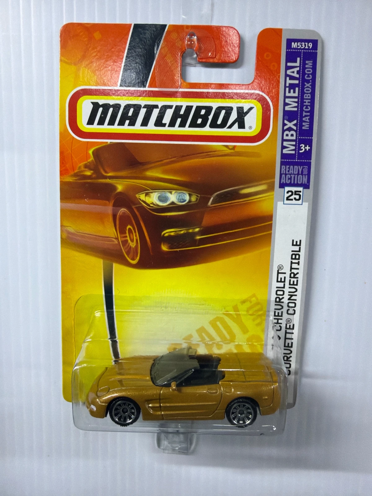 2008 00 Chevrolet Corvette Convertible Gold: Long Card: Image 2