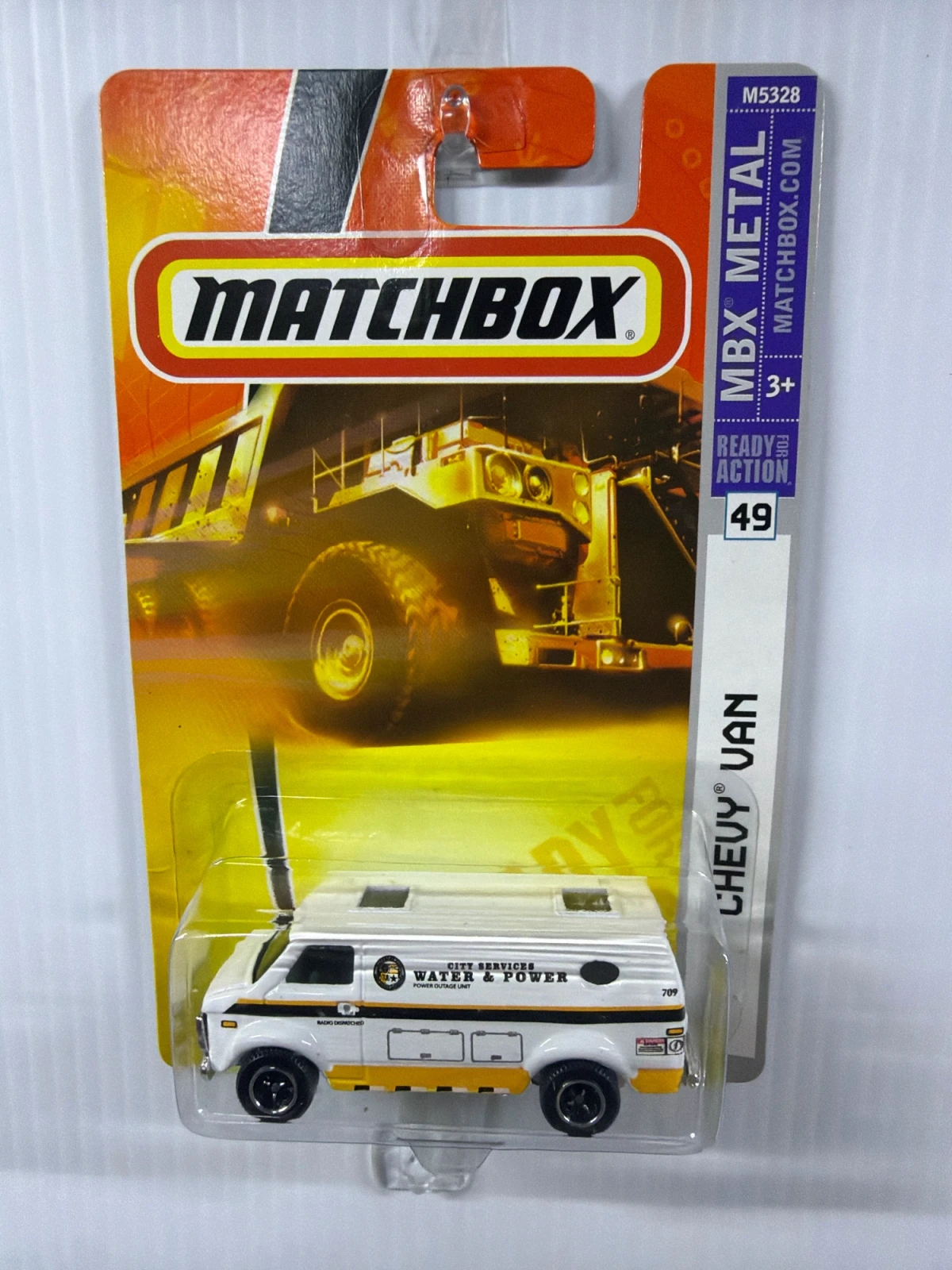 2008 Chevy Van White: Long Card: Image 2