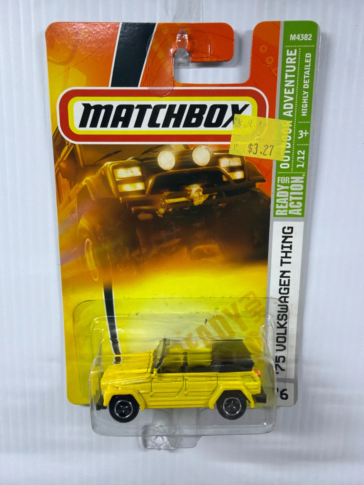2008 75 Volkswagen Thing Yellow: Long Card: Image 2