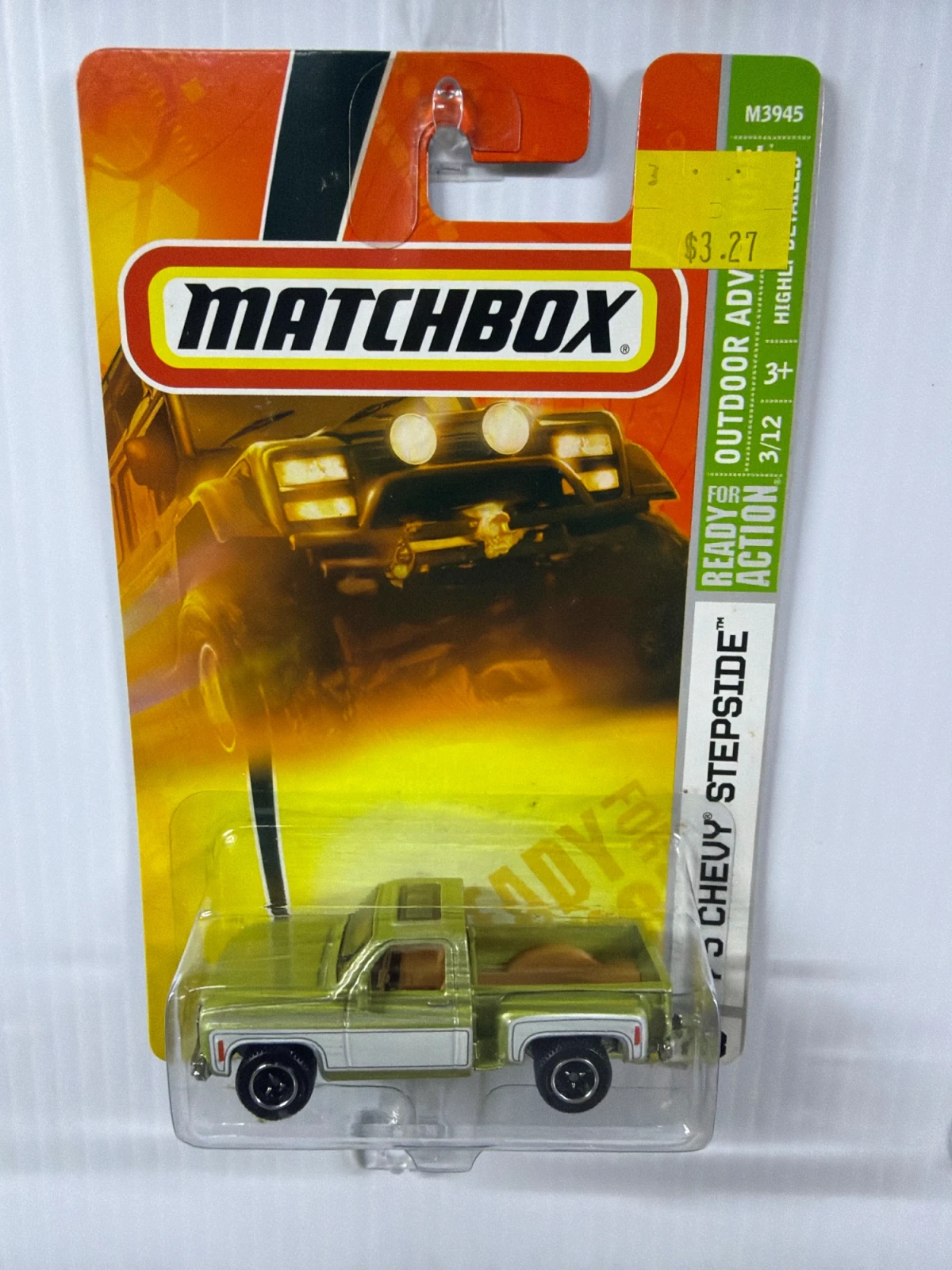2008 75 Chevy Stepside Green: Long Card: Image 2