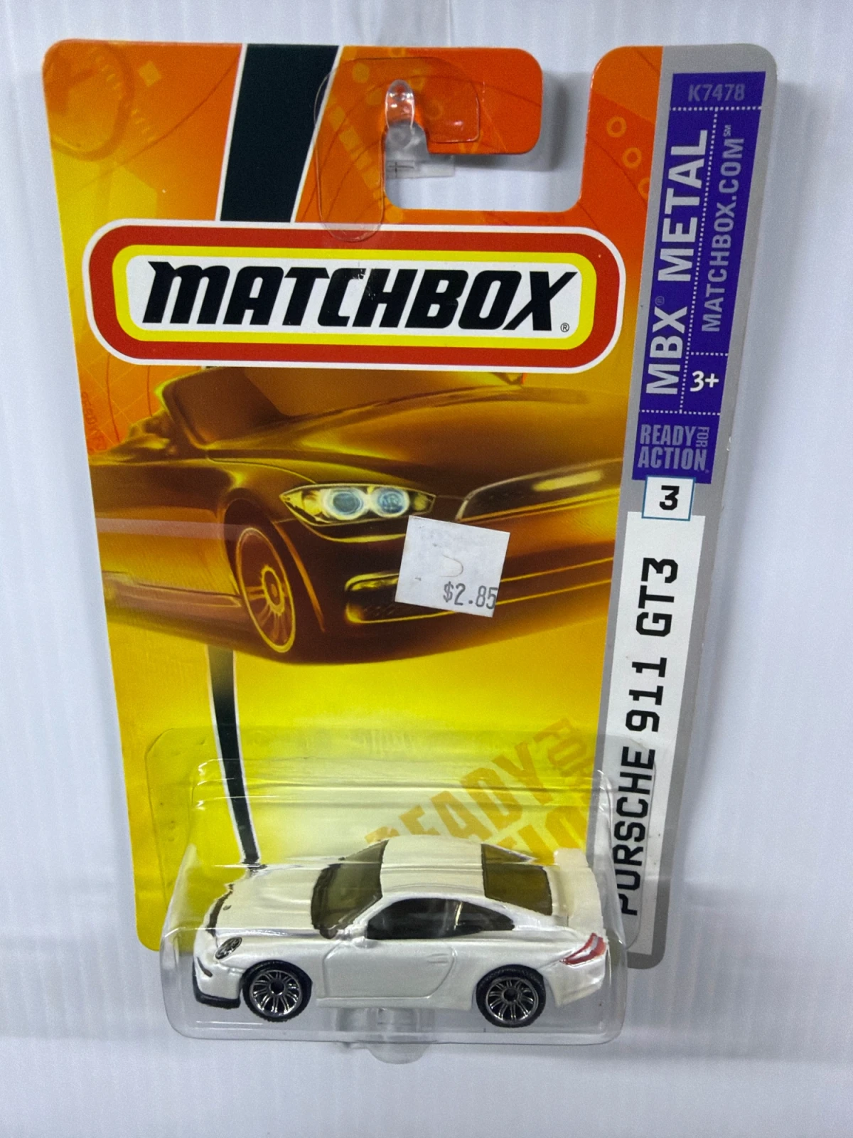 2007 Porsche 911 GT3 White: Long Card: Image 2