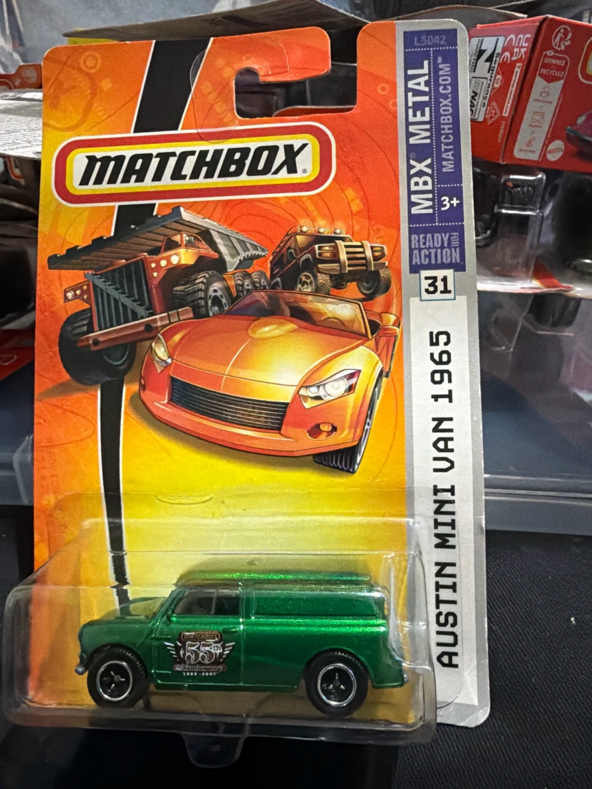 2007 Austin Mini Van Green: Long Card: Image 2
