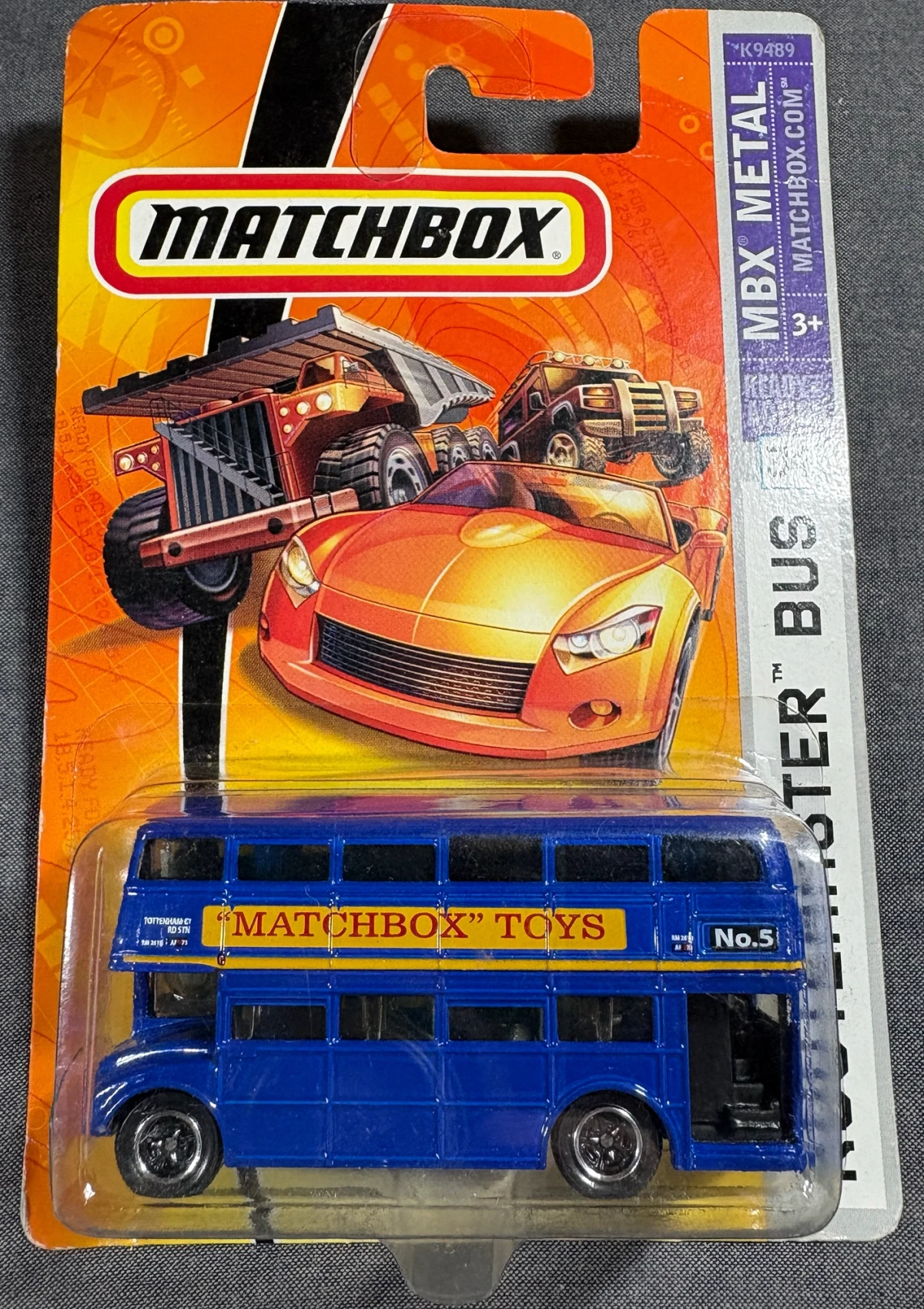 2007 Routemaster Bus Blue: Long Card: Image 2