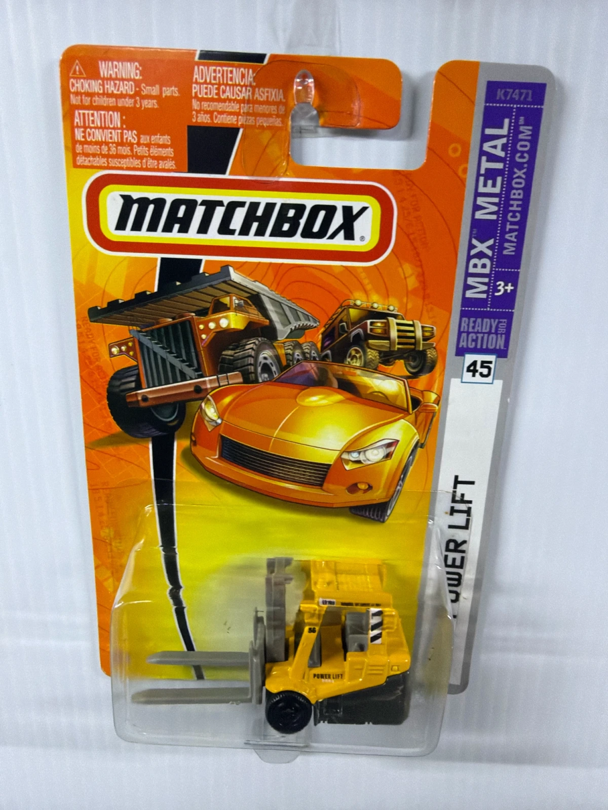 2007 Power Lift Yellow: Long Card: Image 2