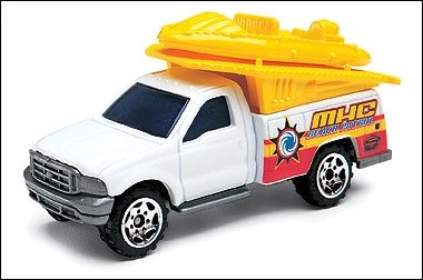 Hot Wheels Ford F-Series with Raft