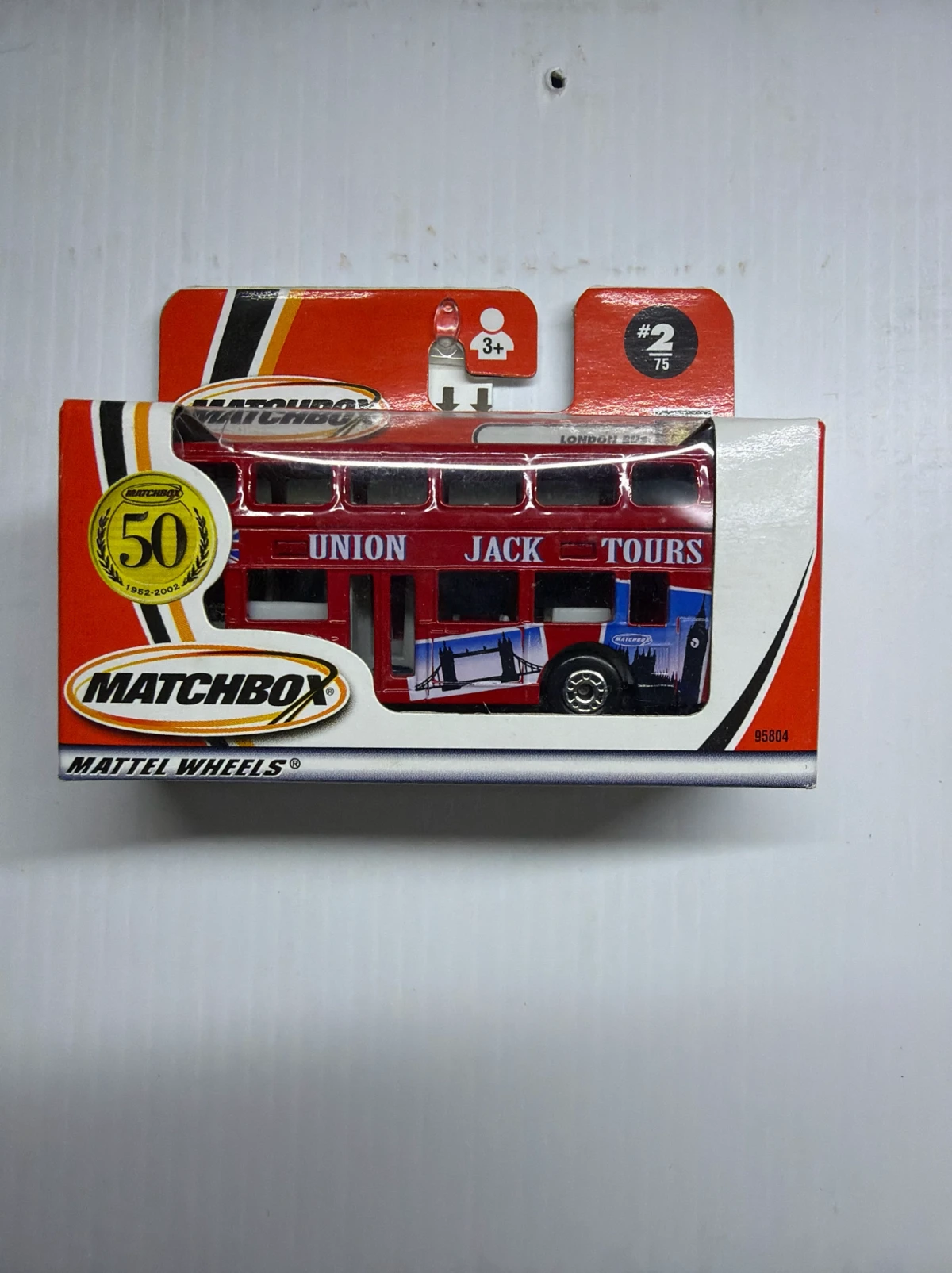 2002 London Bus Red: Box: Image 3