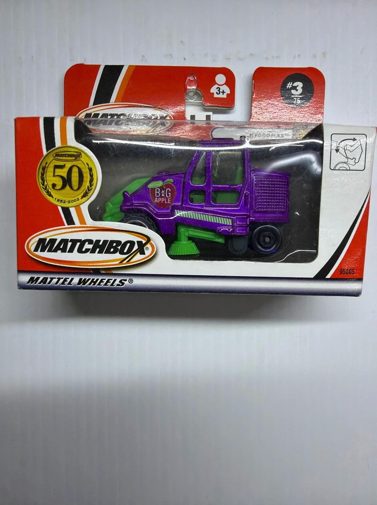 2002 Street Sweeper Purple: Box: Image 2