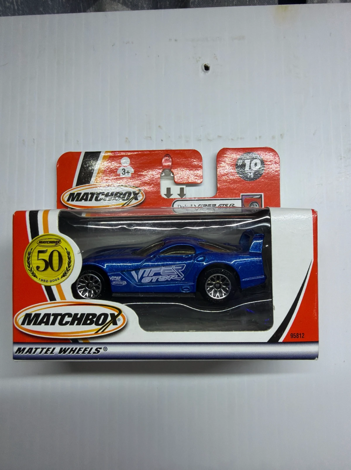 2002 Dodge Viper GTSR Blue: Box: Image 2