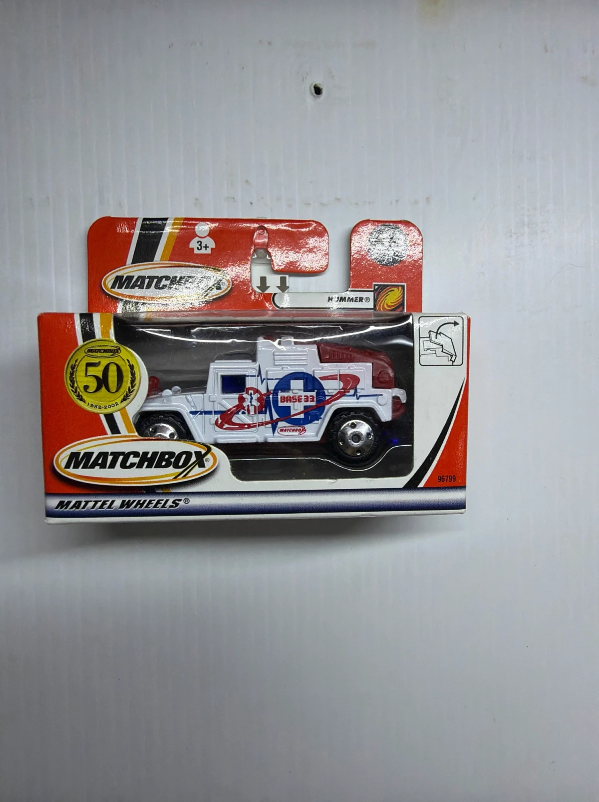 2002 Hummer Police Red: Box: Image 2