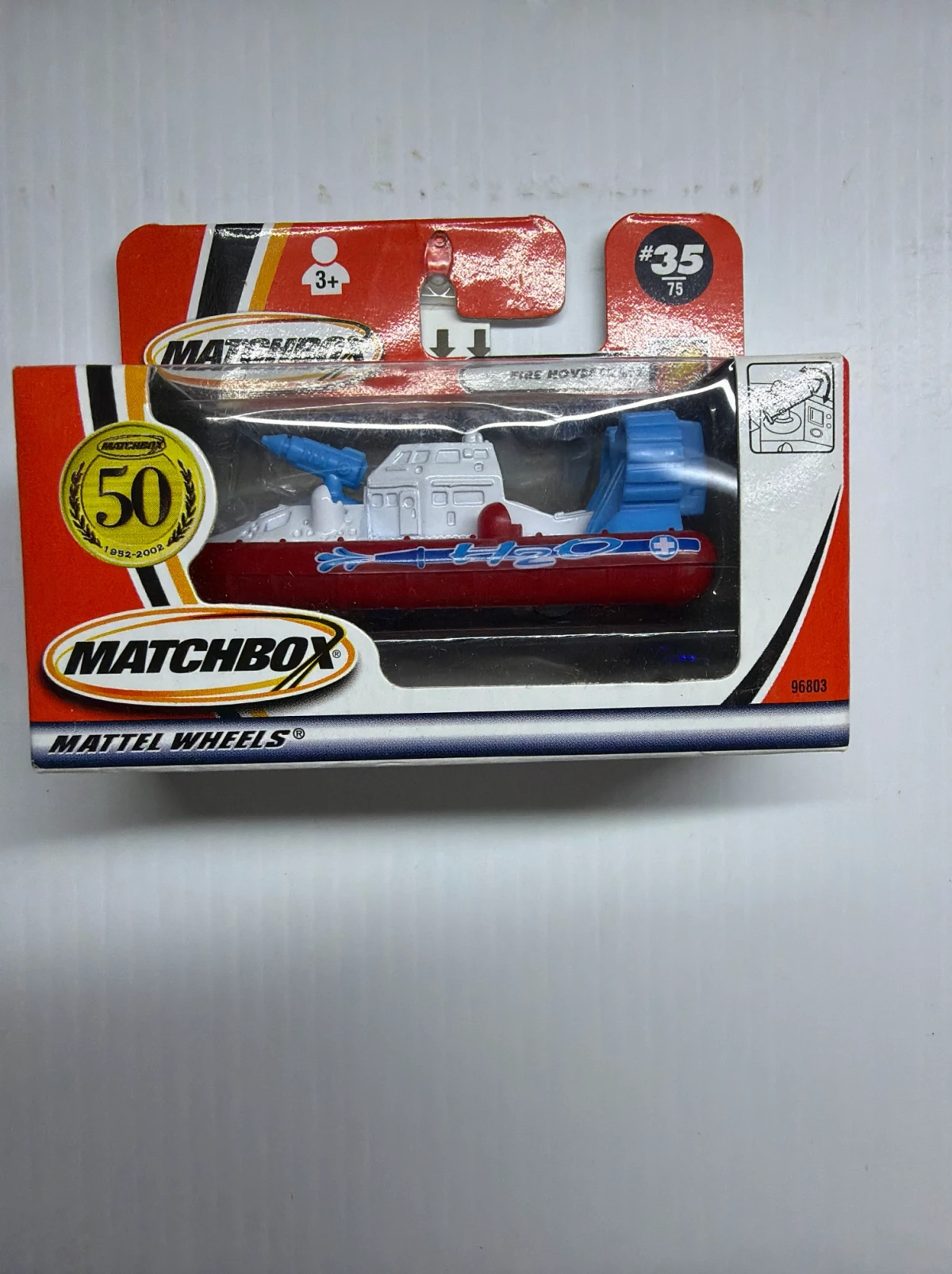 2002 Fire Hovercraft Red: Box: Image 2