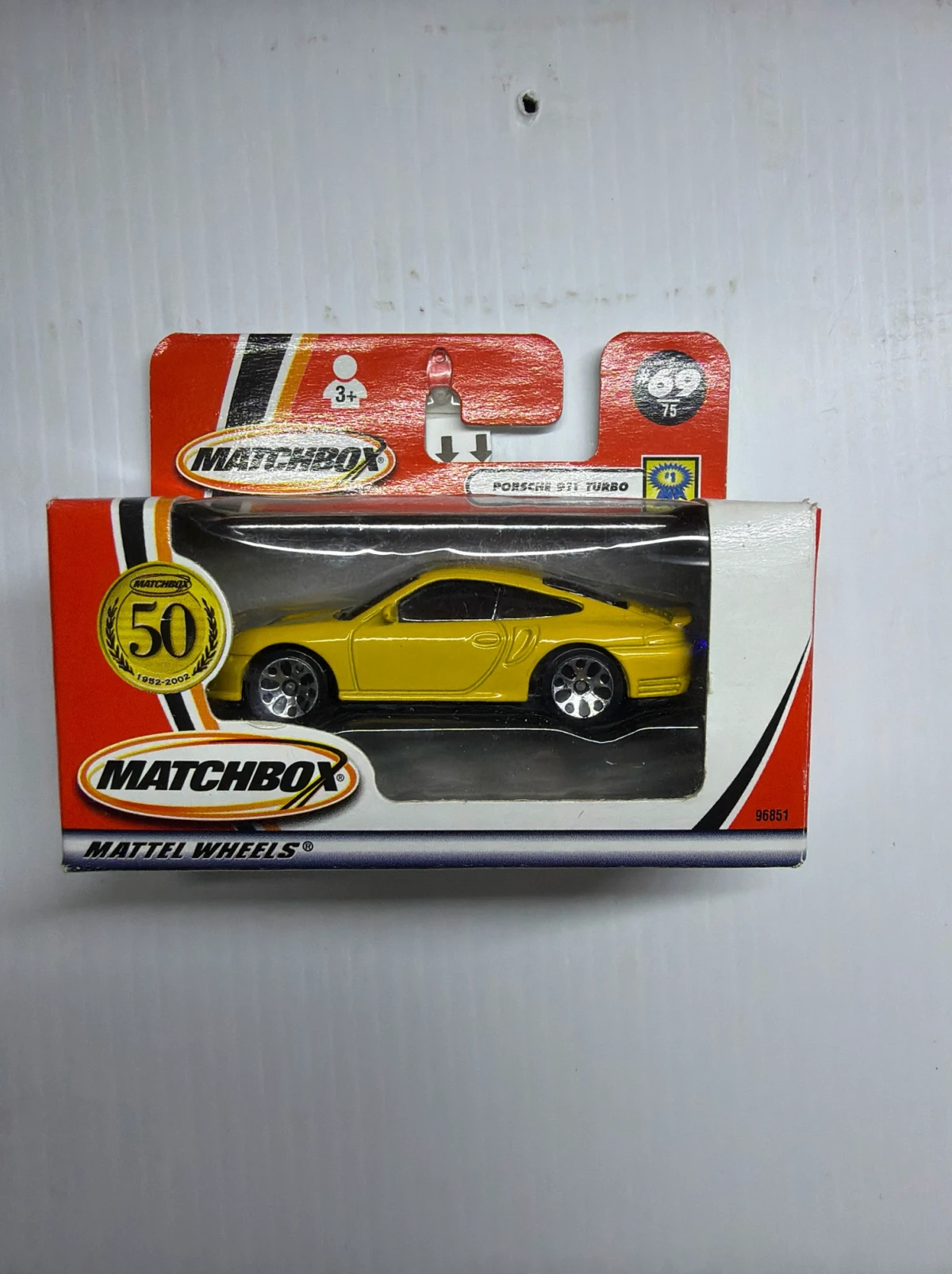 2002 Porsche 911 Turbo Yellow: Box: Image 2
