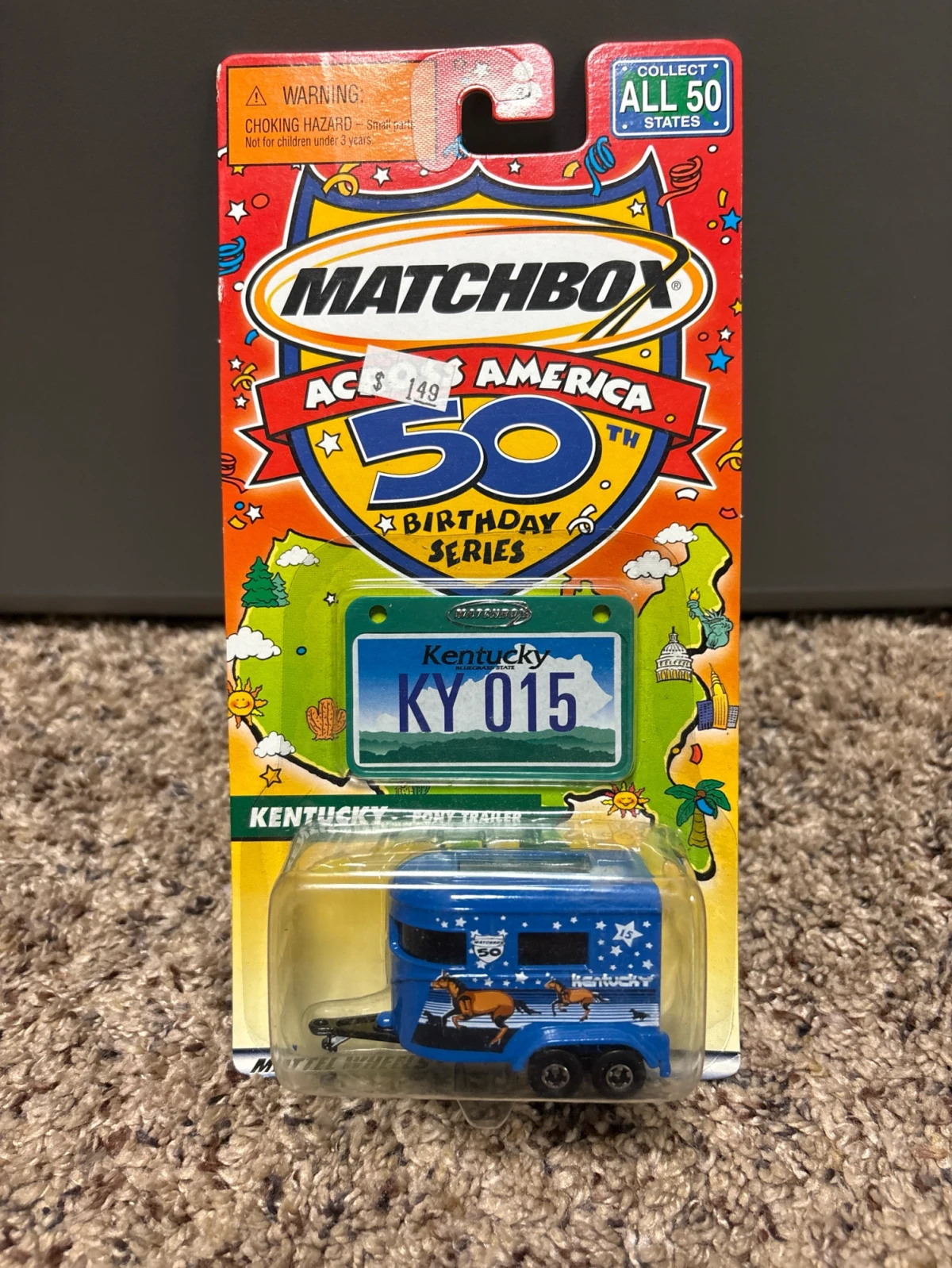 2002 Pony Trailer Blue: Long Card: Image 2