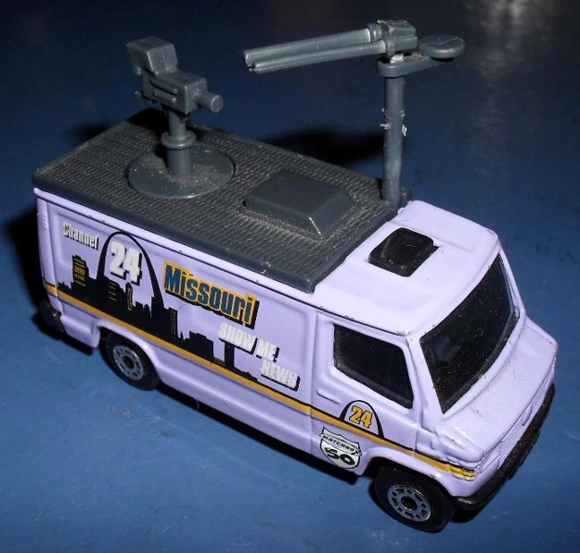 Hot Wheels TV News Van