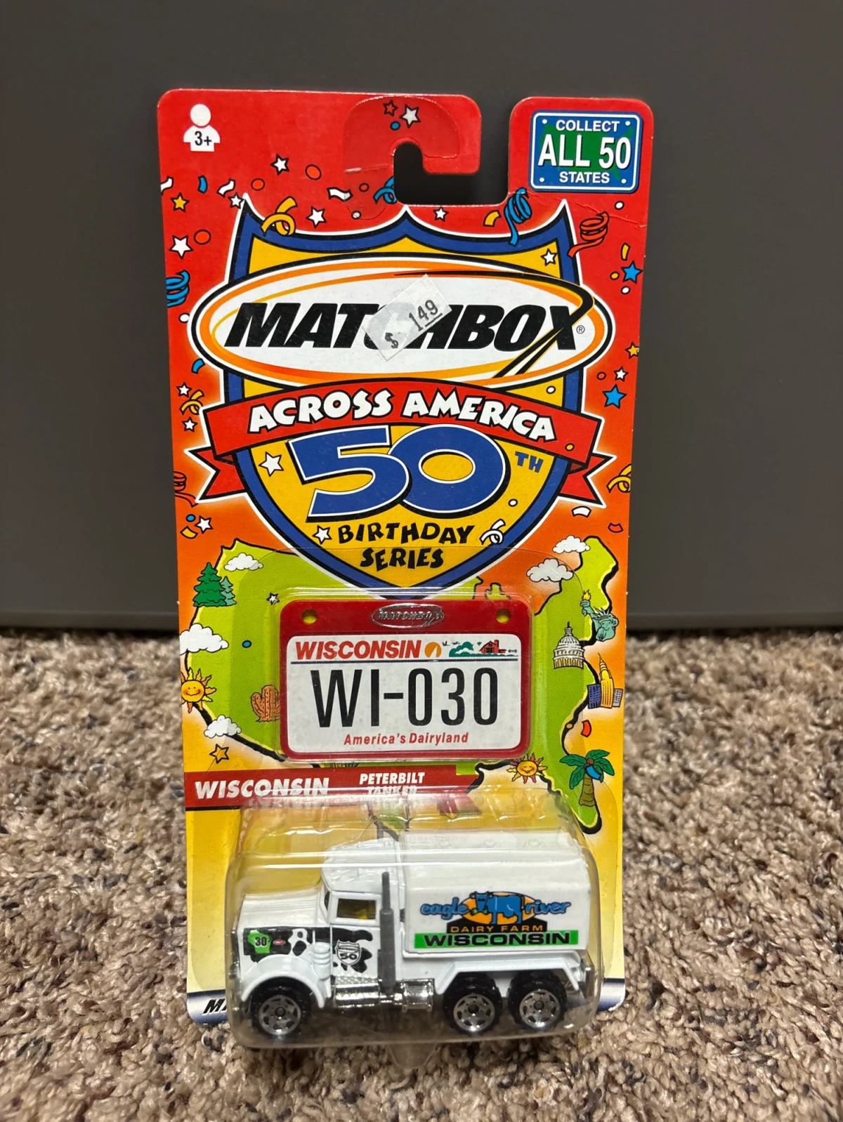 2002 Peterbilt Tanker White: Long Card: Image 2