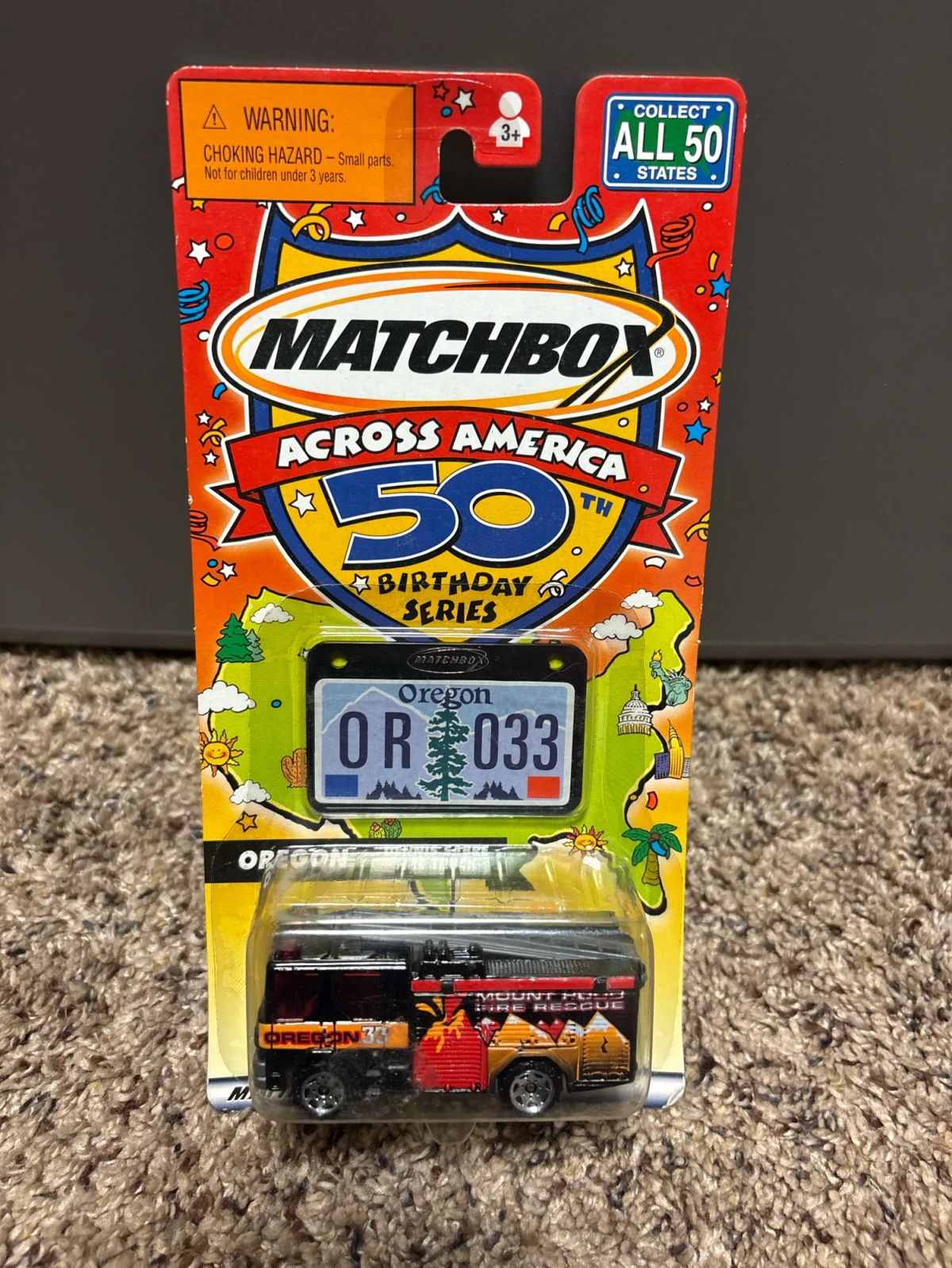 2002 Dennis Sabre Fire Truck Black: Long Card: Image 2