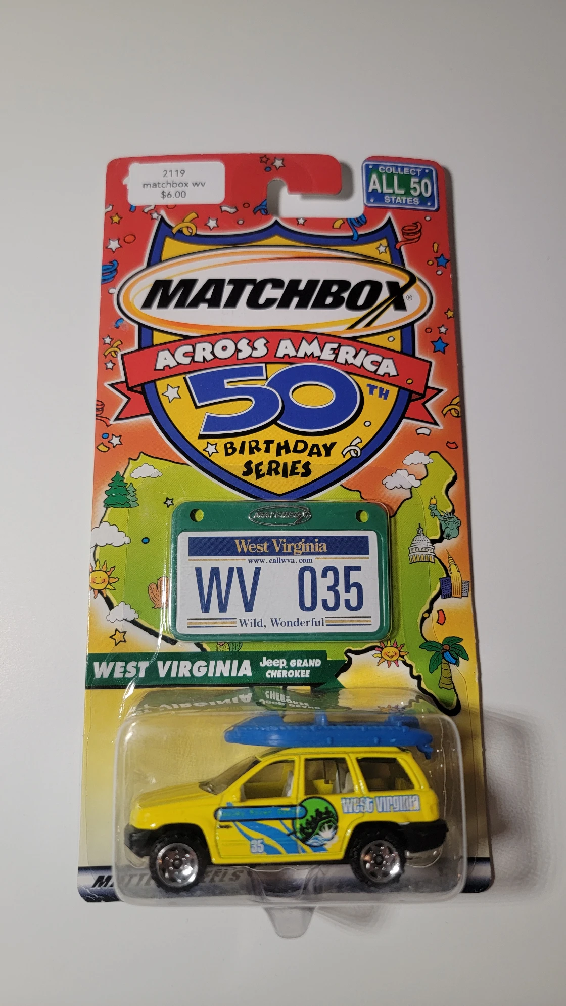 2002 Jeep Grand Cherokee Yellow: Long Card: Image 2