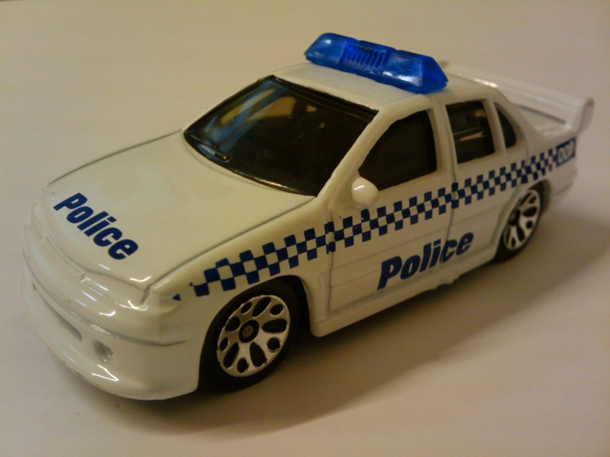 Hot Wheels Ford Falcon Police Car