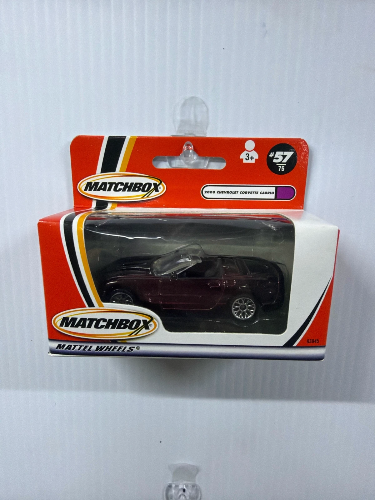 2001 2000 Chevrolet Corvette Red: Box: Image 2