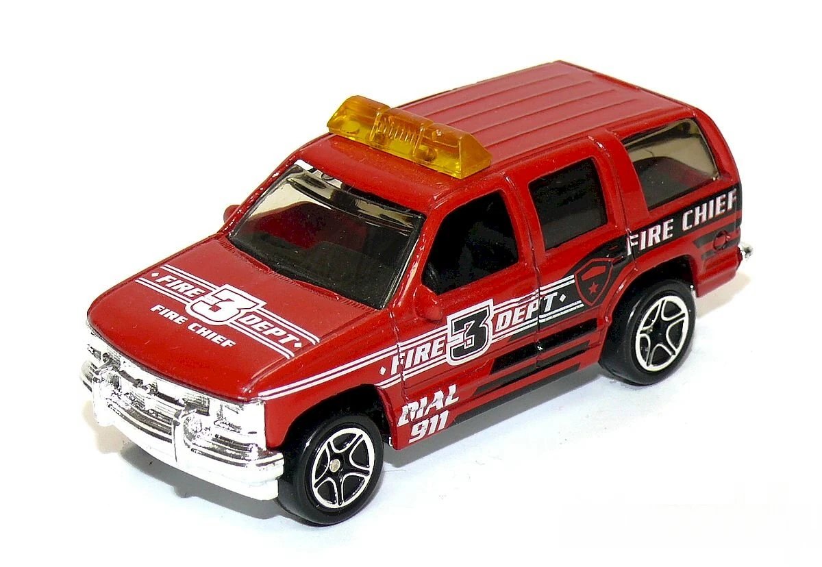 Hot Wheels Chevy Tahoe Fire Chief
