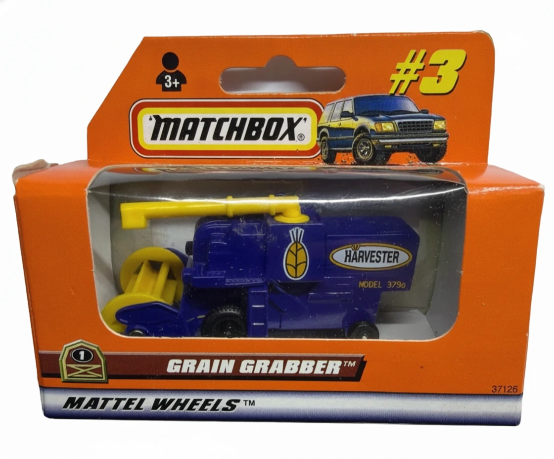 1999 Combine Harvester / Grain Grabber Blue: Box: Image 2