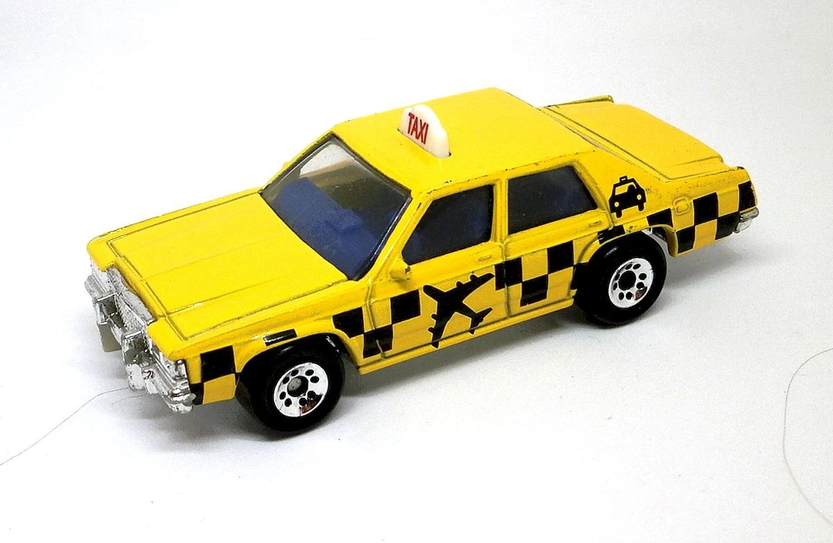 Hot Wheels Ford LTD Taxi