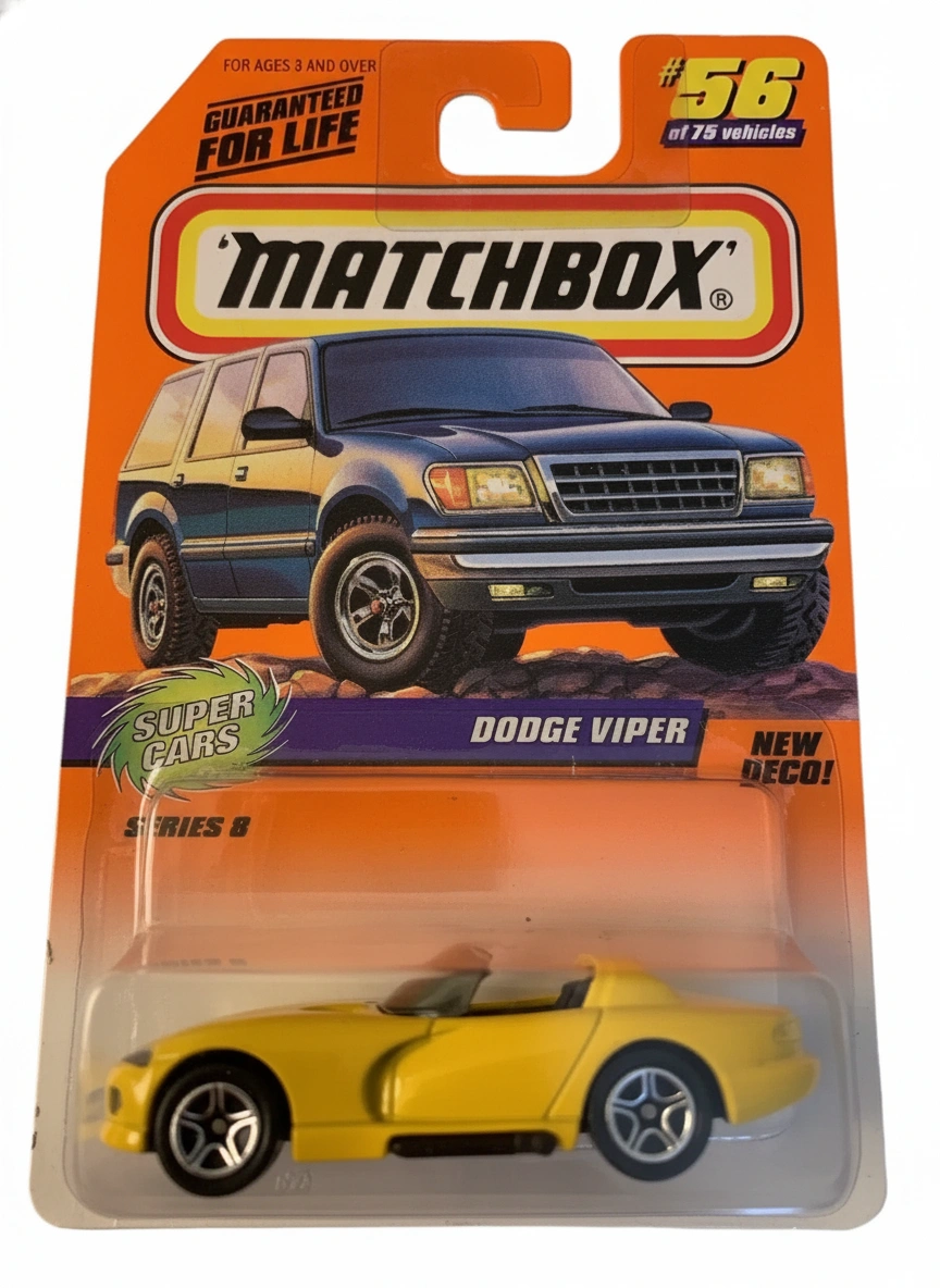 1998 Dodge Viper RT/10 Yellow: Long Card: Image 2