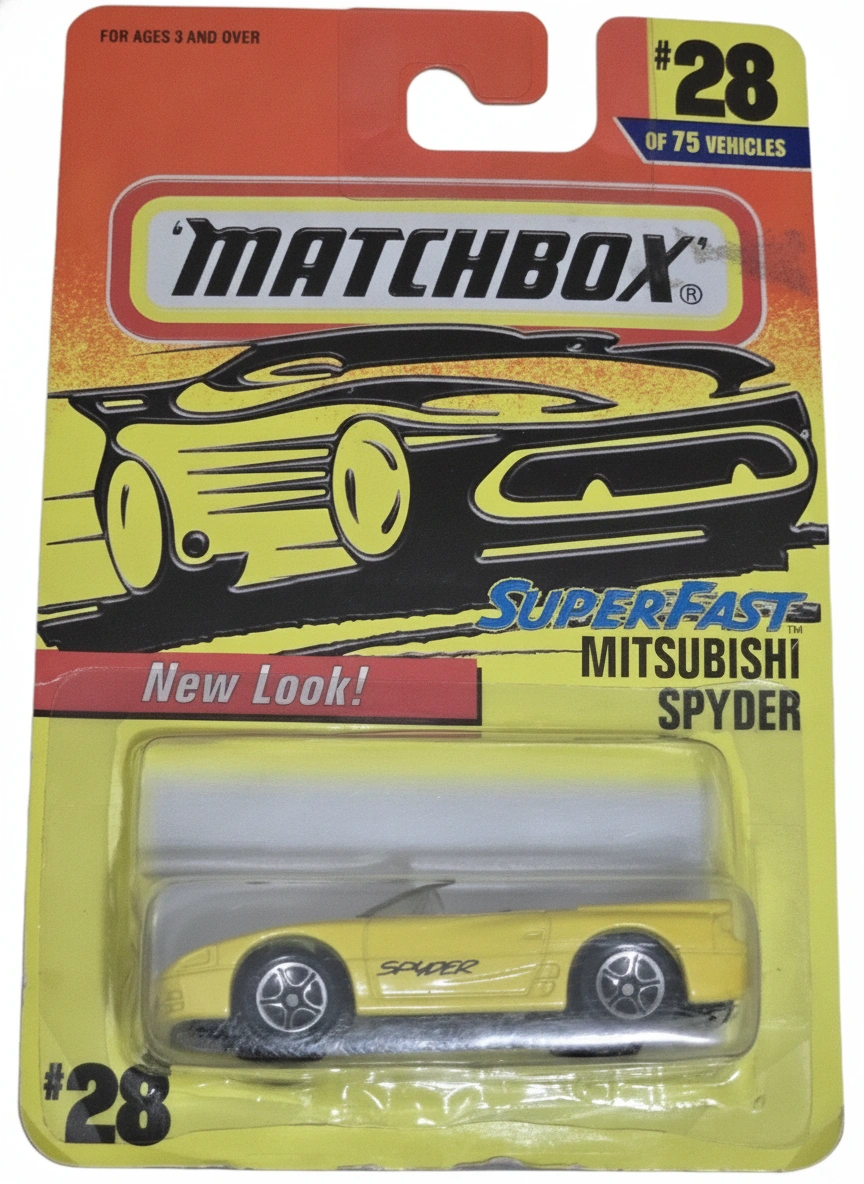 1997 Mitsubishi Spyder Yellow: Long Card: Image 2