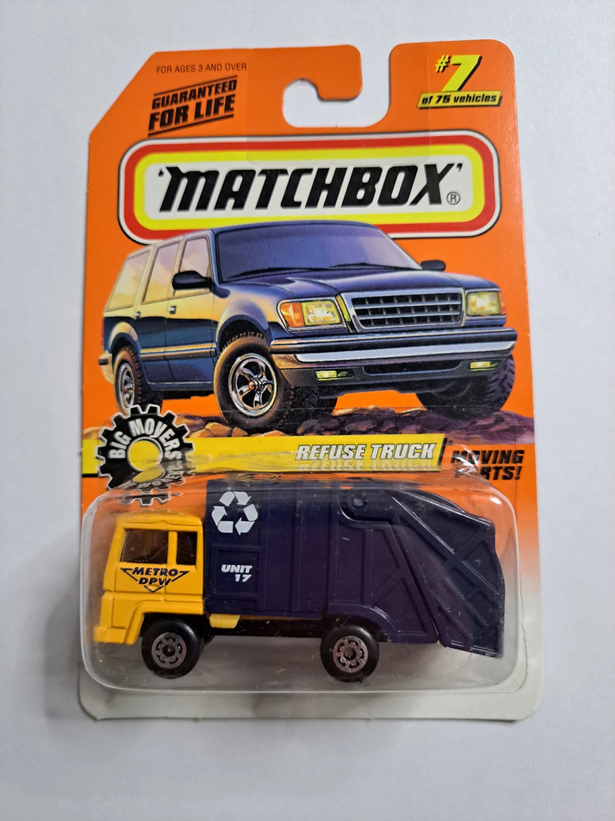 1997 Refuse Truck Yellow: Long Card: Image 2