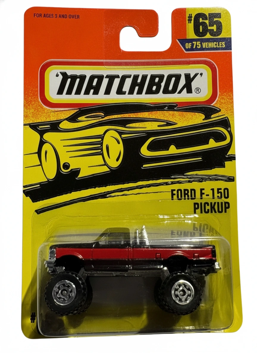 1997 Ford F-150 Pickup Red: Long Card: Image 2